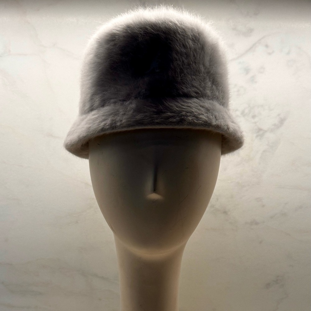 Light blue angora wool Kangol Bucket Hat ❤️One Size O/S